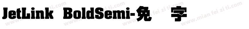JetLink BoldSemi字体转换